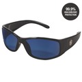 Eye Protection | Ansell 21307 3016314 Elite Safety Glasses - Black Frame, Blue Mirror Polycarbonate Lens (12/Carton) image number 2