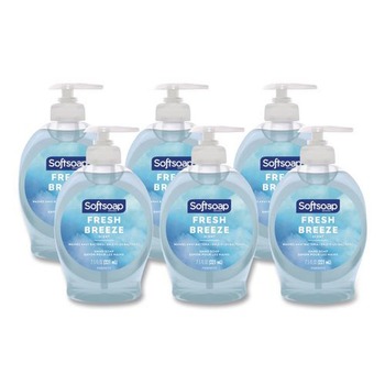 Softsoap US04964A 7.5 oz. Softsoap Liquid Hand Soap Pumps - Fresh Breeze Scent (6/Carton)