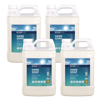  | ECOS PRO PL966304CT 1 Gallon Liquid Hand Soap - Free and Clear (4/Carton)