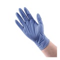 Food Service Disposable & Single Use Gloves | Boardwalk 380SBXA 380 Series 4 mil Thick 9.5 in. Long Powder-Free Disposable General-Purpose Nitrile Gloves - Small, Blue (100/Box) image number 7