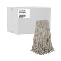 Mop Heads | Boardwalk BWK2032CCT #32 Cut-End Cotton Wet Mop Head - White (12/Carton) image number 2