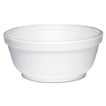 Bowls | Dart 8B20 8 oz Round Foam Bowls - White (50/Pack, 20 Packs/Carton) image number 3
