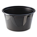 Cups | Fabri-Kal 000000000009505145 4 oz. Plastic Portion Cups - Black (20/Carton) image number 0
