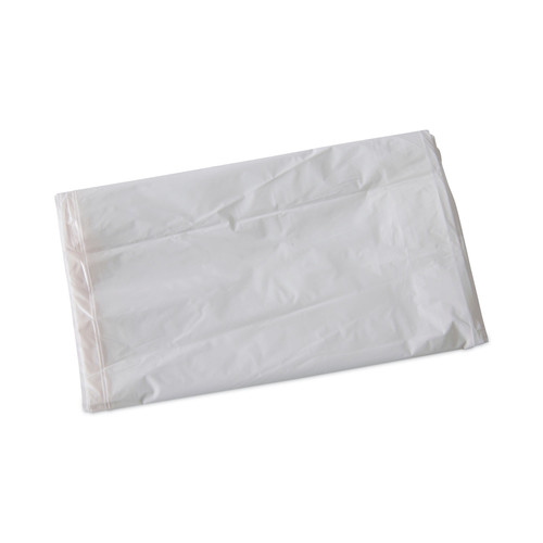 Low-Density Trash Bags | Boardwalk H6036EWK 30 in. x 36 in. 30-Gallon 0.7 mil. Flat Pack Linear Low Density Industrial Can Liners - White (200/Carton) image number 0