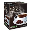 Cocoa | Cafe Escapes 5000330122 Dark Chocolate Hot Cocoa K-Cups (24/Box, 4 Boxes/Carton) image number 2
