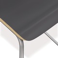 Indoor Seating | HON HRUCK5L.S.PR8 Ruck 30 in. Seat Height Supports Up to 300 lbs. Laminate Stool - Charcoal Seat/Back, Silver Base image number 3