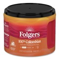 Coffee - Caffeinated | Folgers 30445CT 22.6 oz. Canister Coffee - Columbian (6/Carton) image number 1