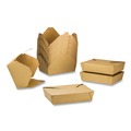 Food Containers & Lids | GEN KS10121 Reclosable 54 oz. Paper Take-Out Box - Kraft (200/Carton) image number 1
