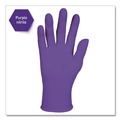 Exam & Surgical Gloves | Ansell 55082 6 mil Thick 9.5 in. Long Powder-Free PURPLE NITRILE Exam Gloves - Medium, Purple (100/Box) image number 4