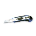 Knives & Multi-Purpose Tools | Cosco 091514 5.5 in. Plastic/Rubber Handle Retractable 4 in. Blade Four 8-Point Blades Heavy-Duty Snap Blade Utility Knife - Blue image number 2