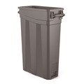 Indoor Waste Receptacles | Suncast Commercial TCNH2030 23-Gallon Plastic Resin Slim Trash Can - Gray image number 0