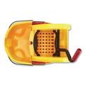 Buckets & Wringers | Rubbermaid Commercial FG757788YEL 35 qt. WaveBrake 2.0 Down-Press Plastic Bucket/Wringer Combos - Yellow image number 2