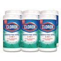 Cleaning Cloths & Wipes | Clorox 01656 7 in. x 8 in. 1-Ply Disinfecting Wipes - Fresh Scent, White (450/Carton) image number 0