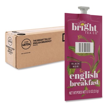 FLAVIA 48724 The Bright Tea Co. English Breakfast Black Tea Freshpack (40/Carton)
