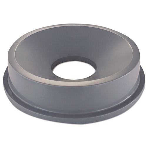 Waste Receptacle Lids | Rubbermaid Commercial FG354300GRAY BRUTE 22-3/8 in. Round Funnel Top Receptacle - Gray image number 0