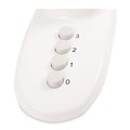 Air Cooling Equipment | Alera ALEFAN122 3-Speed 12 in. Plastic Oscillating Desk Fan - White image number 1