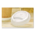 Cup Lids | Vegware VLID89S 89 Series Compostable Hot Cup Lids - White (1000/Carton) image number 3