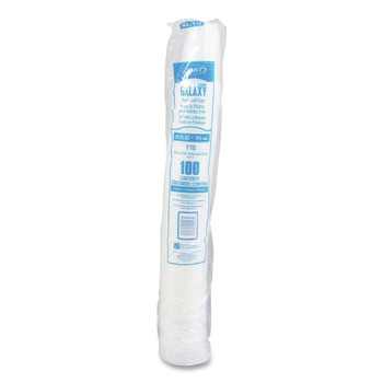 Dart Y10 10 oz. Galaxy Translucent Cups (100/Pack)