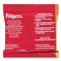 Coffee - Caffeinated | Folgers 2550006125 0.9 oz. Classic Roast Coffee Fractional Packs (36/Carton) image number 2
