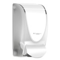Soap Dispensers | SC Johnson TPW1LDS 4.92 in. x 4.6 in. x 9.25 in. 1 Liter Transparent Manual Dispenser - White (15/Carton) image number 2