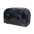 Toilet Tissue Dispensers | Morcon Paper VT1003 Valay 9.75 in. x 15.87 in. x 5.25 in. Two Rolls Mini Jumbo Bath Tissue Dispenser - Black image number 0