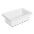 Perforated Roll & Hand Towels | Rubbermaid Commercial FG350900WHT 3.5 Gallon 18 in. x 12 in. x 6 in. Food Tote Box - White image number 0
