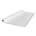 Table Covers & Skirts | Tablemate LS4050WH 40 in. x 50 ft. Cut-To-Fit Linen-Soft Non-Woven Polyester Banquet Roll - White image number 1
