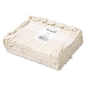 Mop Heads | Rubbermaid Commercial FGV11700WH00 20 oz. 1 in. Band Economy Cut-End Cotton Wet Mop Head - White (12/Carton) image number 1