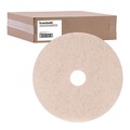 Floor Pads-Cleaning, Buffing & Polishing | Boardwalk BWK4019NHE 19 in. Diameter Natural Hog Hair Burnishing Floor Pads - Tan (5/Carton) image number 1