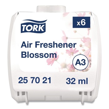 AIR FRESHENERS AND ODOR ELIMINATORS | Tork 257021 Constant 32 mL Air Freshener Refill - Blossom (6/Carton)