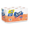 Toilet Tissues | Scott 54245 ComfortPlus 1-Ply Septic Safe Mega Roll Toilet Paper - White (24/Carton) image number 2