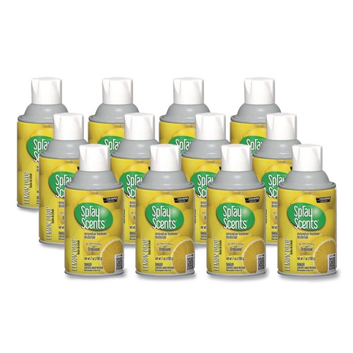 Air Fresheners & Odor Eliminators | Chase Products CHA 5189 Champion Sprayon SPRAYScents 7 oz. Metered Air Freshener Refill - Lemon (12/Carton) image number 0