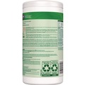 Cleaning Cloths & Wipes | Clorox 60605 CloroxPro EcoClean 8 in. x 7 in. 1-Ply Disinfecting Wipes - Unscented White image number 3