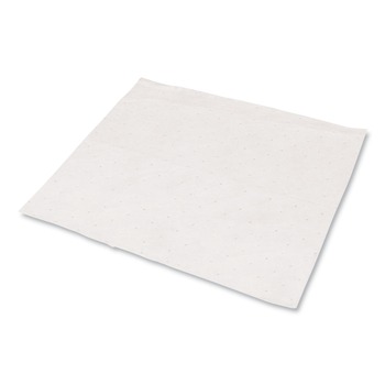 HOSPECO OSMABPWV TASKBrand 15 in. x 18 in. 0.21-Gallon Industrial Oil Only Sorbent Pad - White (100/CT)