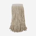 Mop Heads | Boardwalk BWK324C 24 oz. Premium Saddleback Head Cotton Fiber Mop Head - White (12/Carton) image number 0