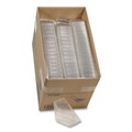 Food Containers & Lids | Pactiv Corp. Y11334 3.25 in. x 6.5 in. x 3 in. Plastic Hinged Lid Sandwich Container - Clear (85/Pack, 3 Packs/Carton) image number 0