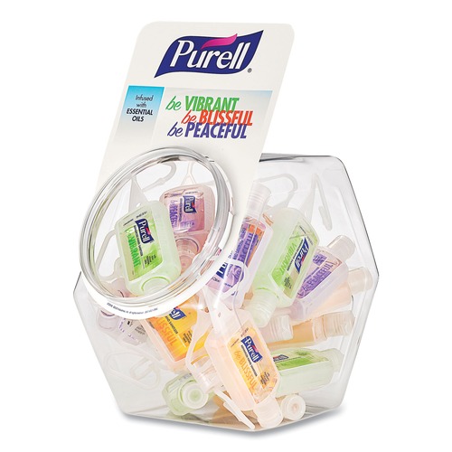 Hand Sanitizers | PURELL 3900-25-CMRME 1 oz Advanced Hand Sanitizer Gel Infused with Essential Oils - Assorted Scents (25/Carton) image number 0