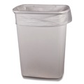 High-Density Trash Bags | Heritage Z6640MN R03 33 in. x 40 in. 11 mic 33 Gallon High-Density Waste Can Liners - Natural (500/Carton) image number 3