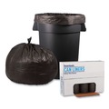 Low-Density Trash Bags | Boardwalk H8048TGKR01 40 in. x 46 in. 45 gal. 0.95 mil Low-Density Waste Can Liners - Gray (100/Carton) image number 1