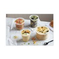 Food Containers & Lids | Pactiv Corp. YL2524 Newspring DELItainer 4.55 x 4.55 x 4.35 24 oz Plastic Microwavable Container - Clear (240/Carton) image number 5