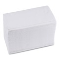 Dinner Napkins | Boardwalk BWK8321 15 in. x 17 in. 2-Ply 1/8-Fold Dinner Napkins - White (10/Carton) image number 3