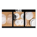 Cup Lids | WinCup 221936 Slotted Plastic Lids for 32 oz to 64 oz Cold Cups and Bowls - Translucent (1000/Carton) image number 2