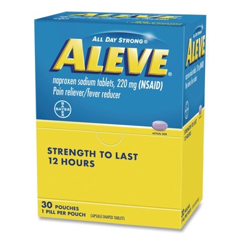 MEDICINES | Aleve 64028 Pain Reliever Tablets Refill Packs (30/Box)