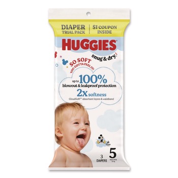 Kimberly-Clark 57031 Snug and Dry Size 5 Over 27 lbs Disney Design (3 Diapers/Pack, 30 Packs/Carton)