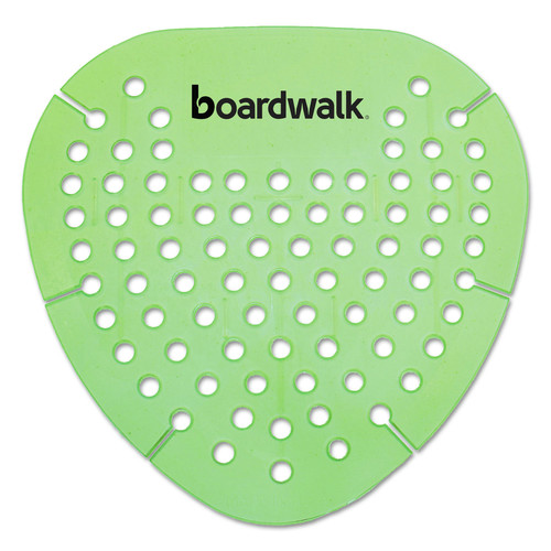 Toilet & Urinal Deodorizers | Boardwalk GEMP012I072M05AAS8200 Gem Urinal Screens - Herbal Mint Scent, Green (12/Box) image number 0