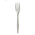Disposable Forks | Boardwalk BWKFORKPPMW 5.51 in. Long Mediumweight Polypropylene Plastic Fork Cutlery - White (1000/Carton) image number 1