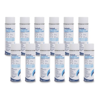 ALL PURPOSE CLEANERS AND DEGREASERS | Boardwalk 1041290 19 oz. Aerosol All Purpose Foaming Cleanser with Ammonia (12/Carton)
