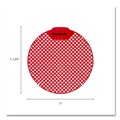 Toilet & Urinal Deodorizers | Boardwalk FGVIN-P-012I072M-20-21430 1.8 oz. Urinal Screen - Cherry Scent, Red (1-Dozen) image number 3