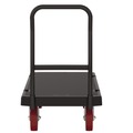 Carts & Trucks | Suncast Commercial PDPT2448 24.25 in. x 52.25 in. x 41 in. 1,600 lbs. Capacity Resin Platform Truck - Black image number 4