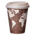 Cups | Eco-Products EP-BNHC8-WD 8 oz. World Art Renewable and Compostable Insulated PLA Hot Cups (800/Carton) image number 1